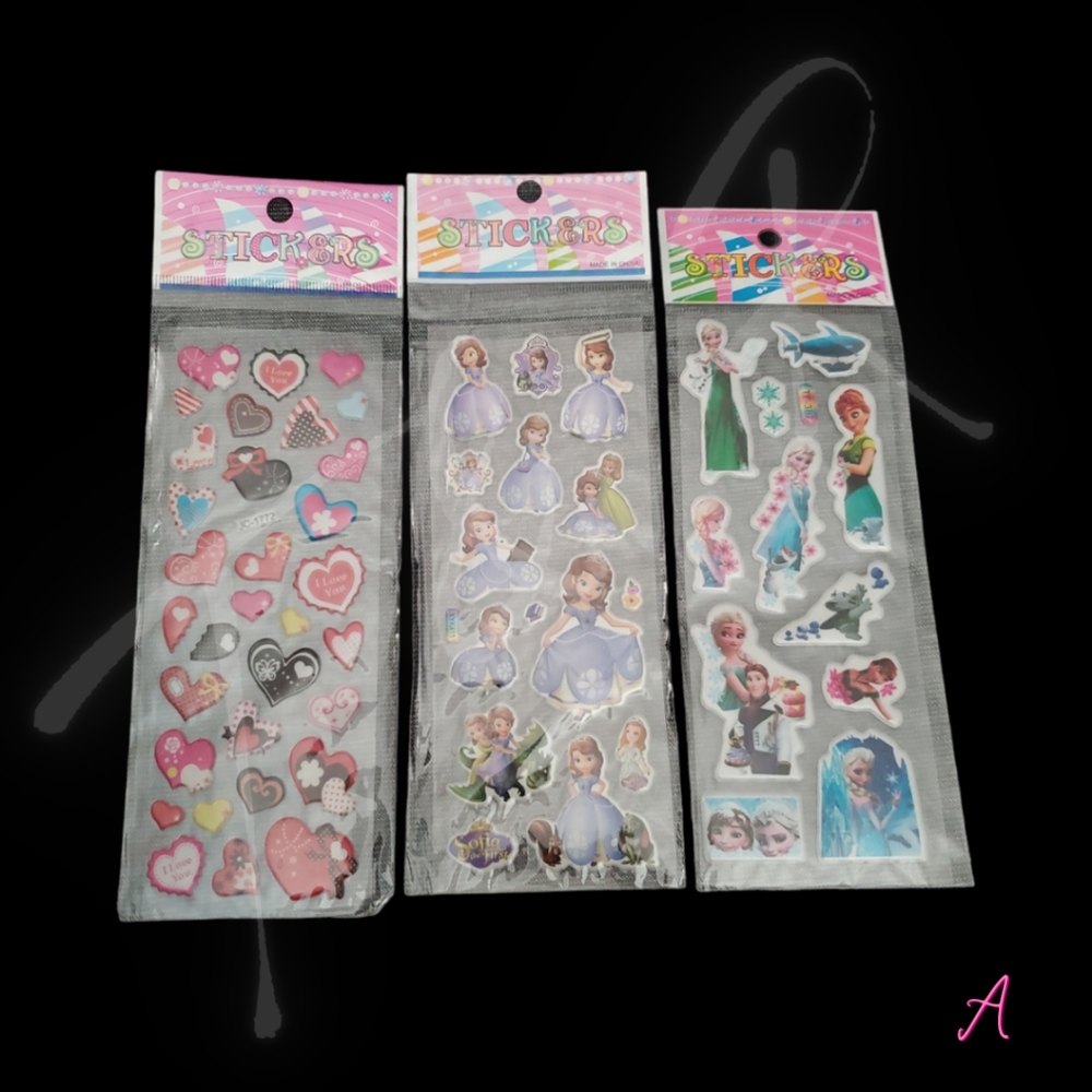 Random Puffy 3D Sticker Sheets - Picture 8 of 8